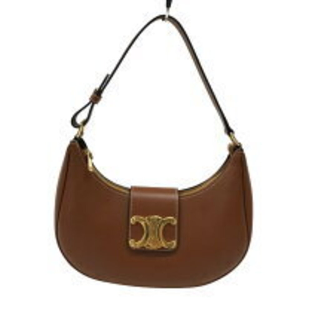 Celine Ava Shoulder Bag Tan Smooth Calf